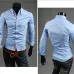 cheap shipping hot new fashion  business casual slim fit long sleeved shirts men's dress shirts leisure brand 5 colors 5 sizes