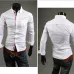 cheap shipping hot new fashion  business casual slim fit long sleeved shirts men's dress shirts leisure brand 5 colors 5 sizes