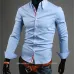 cheap shipping hot new fashion  business casual slim fit long sleeved shirts men's dress shirts leisure brand 5 colors 5 sizes