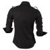 jeansian Men's Long Sleeve Dress Casual Shirts Slim Fit Fashion Stylish Designer Military 8371