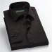 new arrival high quality classic twill business men's shirts long sleeve turndown collar plus size 5xl dress shirt