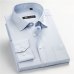 new arrival high quality classic twill business men's shirts long sleeve turndown collar plus size 5xl dress shirt