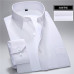 s~7xl Large men shirt 2018 new regular style Plus size square collar long sleeve solid  twill /striped formal mens dress shirts