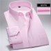 s~7xl Large men shirt 2018 new regular style Plus size square collar long sleeve solid  twill /striped formal mens dress shirts