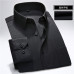 s~7xl Large men shirt 2018 new regular style Plus size square collar long sleeve solid  twill /striped formal mens dress shirts