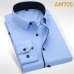 unisplendor Men Dress Shirts 2019 New Man Fashion Long Sleeve Slim Fit High Quality Solid Casual Business Man's Shirt 4XL YN630