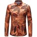 2018 Retro Floral Printed Man Casual Shirts Fashion Classic Men Dress Shirt Breathable Men's Long Sleeve Brand Clothing