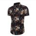 Asian Size M-5XL Large Size Men's Shirts Cotton linen Casual Short Sleeve Shirt men fashion printing Shirts Dress shirt