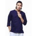 Chinese style linen shirt Plus size 4XL/5XL men casual Breathable white soft three quarter shirt Camisa masculina TX55