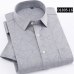 DAVYDAISY Hot Sale Summer Short Sleeve Shirt Men Gypsophila Print Casual Imitation Linen Shirts Male Clothing 11 Colors DS-233