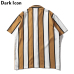 Dark Icon Striped Turn-down Collar Front Pocket Street Shirts Men 2019 Summer Hawaii Style Men's Shirts Hip Hip Shirt