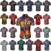 FFXZSJ Brand 2019 summer Men's short sleeve Linen shirt printing floral shirt Lapel Casual Shirts Hawaii European size 26 color