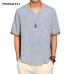 Linen Men Shirts Chinese Culture Men's Shirt Slim Short Sleeve Brand 2018 Summer Men Shirts Breathable Asian Plus size 5XL 1601