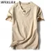 MFERLIER Summer men shirt 5XL 6XL 7XL 8XL 9XL 10XL plus size linen short sleeve large size shirt men 5 color