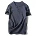 MFERLIER Summer men shirt 5XL 6XL 7XL 8XL 9XL 10XL plus size linen short sleeve large size shirt men 5 color