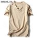 MFERLIER Summer men shirt 5XL 6XL 7XL 8XL 9XL 10XL plus size linen short sleeve large size shirt men 5 color