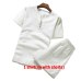 MFERLIER Summer shirt men Large size 5XL 6XL 7XL 8XL 9XL Cotton linen Bust 105-155cm shirt men 5 Colors