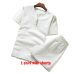 MFERLIER Summer shirt men Large size 5XL 6XL 7XL 8XL 9XL Cotton linen Bust 105-155cm shirt men 5 Colors