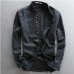 Man Summer Linen Long Sleeve Shirt Chinese Style Vintage Fashion Male Shirts For Man Autumn Spring Summer Ws994