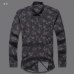 Men shirt Floral printing long sleeve shirts men clothes flowers printed shirts vintage Linen Casual Men Shirt new Spring S2004