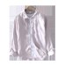 Men's 100% pure linen long-sleeved shirt men brand clothing men shirt S-3XL 5 colors solid white shirts men camisa shirts mens