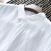 Men's 100% pure linen long-sleeved shirt men brand clothing men shirt S-3XL 5 colors solid white shirts men camisa shirts mens