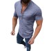 Men's Casual Blouse Cotton Linen shirt Loose Tops Short Sleeve Tee Shirt S-2XL Spring Autumn Summer Casual Handsome Men Shirt