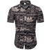 Mens Hawaiian Shirt Male Casual camisa masculina Printed Beach Shirts Short Sleeve brand clothing Free Shipping Asian Size 5XL