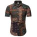 Mens Hawaiian Shirt Male Casual camisa masculina Printed Beach Shirts Short Sleeve brand clothing Free Shipping Asian Size 5XL