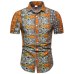 Mens Hawaiian Shirt Male Casual camisa masculina Printed Beach Shirts Short Sleeve brand clothing Free Shipping Asian Size 5XL