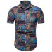 Mens Hawaiian Shirt Male Casual camisa masculina Printed Beach Shirts Short Sleeve brand clothing Free Shipping Asian Size 5XL