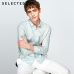 SELECTED Linen Men Shirts Flax Concise Leisure Long-sleeved Streetwear Beach Shirt for Men S|418205517