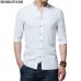 SHOKOTANO Chinese Style Linen Shirt Men Half Sleeve Solid Retro Tang Costume Shirt