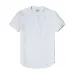 Simwood 2019 New Arrival Summer Short-sleeved Shirts Men 100% Linen White Solid Color Slim Fit Plus Size Collarless Tops CS1534