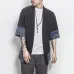 Sinicism Kimono Shirt Men Chinese Streetwear Vintage Kimono Shirt Men Linen Kimono Cardigan Men Shirt Plus Size 5XL 2019