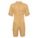 Vintage Men Rompers Pants Half Sleeve Cotton Pockets Playsuit Loose Men Cargo Overalls Jumpsuit Casual Trousers Men DA068