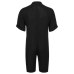 Vintage Men Rompers Pants Half Sleeve Cotton Pockets Playsuit Loose Men Cargo Overalls Jumpsuit Casual Trousers Men DA068