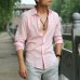 Zecmos Cotton Linen Shirts Man Summer White Shirt Social Gentleman Shirts Men Ultra Thin Casual Shirt British Fashion Clothes