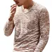 2018 Autumn Slim Streetwear  V neck T Shirt Men Casual Fitness Tops&Tees Vintage Blue Long Sleeve Pullover shirt Homme Plus Size
