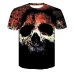 2018 Hot sale New Mens Summer Skull Poker Printing Men Short Sleeve T-shirt 3D T Shirt Casual T-shirt Plus Size T-shirt