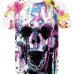 2018 Hot sale New Mens Summer Skull Poker Printing Men Short Sleeve T-shirt 3D T Shirt Casual T-shirt Plus Size T-shirt