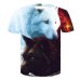 2018 Hot sale New Mens Summer Skull Poker Printing Men Short Sleeve T-shirt 3D T Shirt Casual T-shirt Plus Size T-shirt