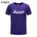 2018 New Marshall T Shirt Logo Amps Amplification Guitar Hero Hard Rock Cafe Music Muse Tops Tee Shirts For Men Fashion T-shirts