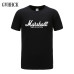 2018 New Marshall T Shirt Logo Amps Amplification Guitar Hero Hard Rock Cafe Music Muse Tops Tee Shirts For Men Fashion T-shirts