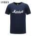 2018 New Marshall T Shirt Logo Amps Amplification Guitar Hero Hard Rock Cafe Music Muse Tops Tee Shirts For Men Fashion T-shirts