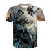 2018 New Mens Summer Skull Poker Print Men Short Sleeve T-shirt 3D T Shirt Casual Breathable T-shirt Plus-size T-shirt