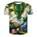 2018 Newest Wolf 3D Print Animal Cool Funny T-Shirt Men Short Sleeve Summer Tops T Shirt Tshirt Male Fashion T-shirt Male4XL