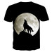 2018 Newest Wolf 3D Print Animal Cool Funny T-Shirt Men Short Sleeve Summer Tops T Shirt Tshirt Male Fashion T-shirt Male4XL