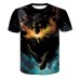 2018 Newest Wolf 3D Print Animal Cool Funny T-Shirt Men Short Sleeve Summer Tops T Shirt Tshirt Male Fashion T-shirt Male4XL