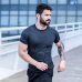 2018 Summer New mens gyms T shirt Crossfit Fitness Bodybuilding Fashion Male Short cotton clothing Brand Tee Tops